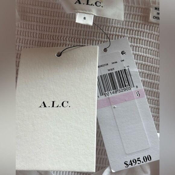 Nwt A.L.C. Lilah II Cotton Midi Dress - Picture 8 of 9